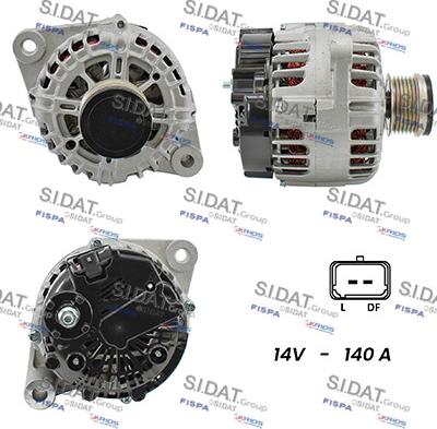 Fispa A12VA0216A2 - Генератор autospares.lv