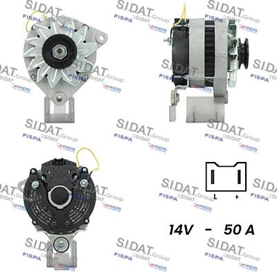 Fispa A12VA0288A2 - Генератор autospares.lv