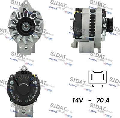 Fispa A12VA1005A2 - Генератор autospares.lv