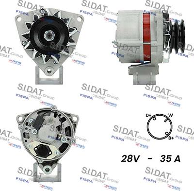 Fispa A24BH0003A2 - Генератор autospares.lv