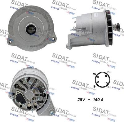 Fispa A24BH0033A2 - Генератор autospares.lv