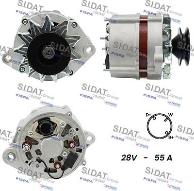 Fispa A24BH0024A2 - Генератор autospares.lv