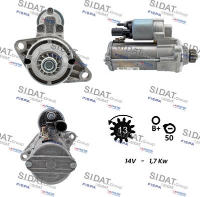 Fispa S12BH0450 - Стартер autospares.lv