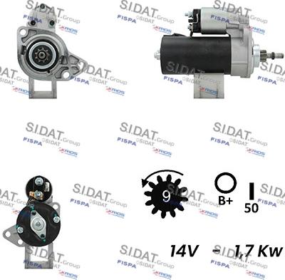 Fispa S12BH0437A2 - Стартер autospares.lv