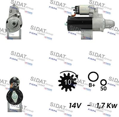 Fispa S12BH0470 - Стартер autospares.lv