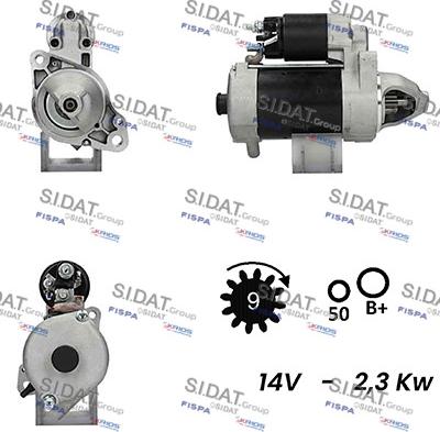 Fispa S12BH0598A2 - Стартер autospares.lv