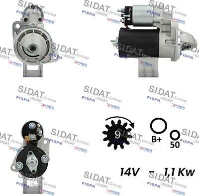 Fispa S12BH0529A2 - Стартер autospares.lv