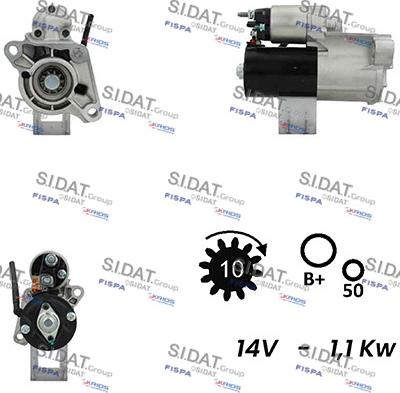 Fispa S12BH0649A2 - Стартер autospares.lv