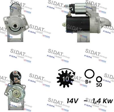 Fispa S12BH0665A2 - Стартер autospares.lv