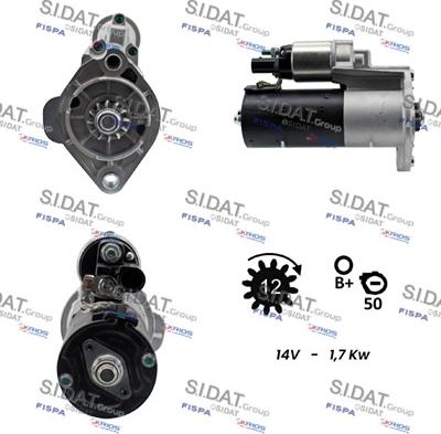 Fispa S12BH0634 - Стартер autospares.lv