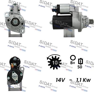 Fispa S12BH0629A2 - Стартер autospares.lv