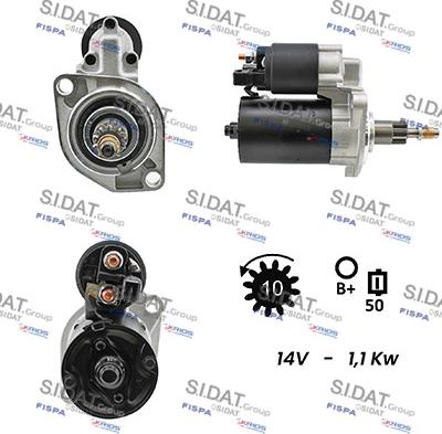 Fispa S12BH0623A2 - Стартер autospares.lv