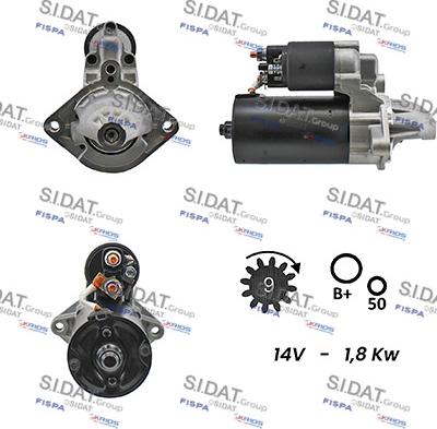 Fispa S12BH0090 - Стартер autospares.lv