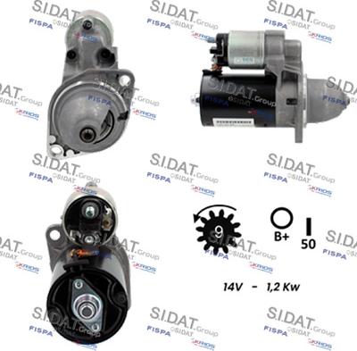 Fispa S12BH0065 - Стартер autospares.lv