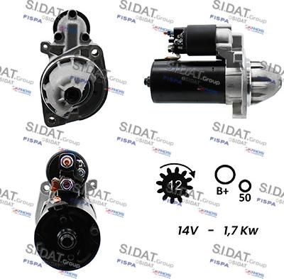 Fispa S12BH0060 - Стартер autospares.lv