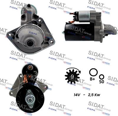 Fispa S12BH0008 - Стартер autospares.lv