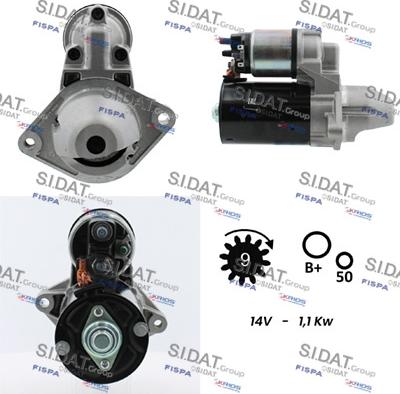 Fispa S12BH0033 - Стартер autospares.lv