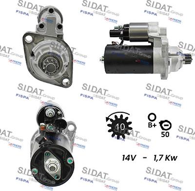 Fispa S12BH0028 - Стартер autospares.lv