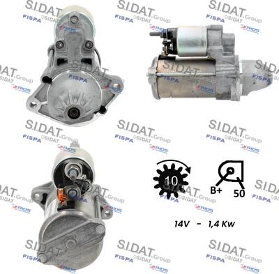 Fispa S12BH0075 - Стартер autospares.lv