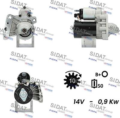 Fispa S12BH0076A2 - Стартер autospares.lv