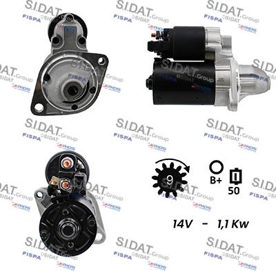 Fispa S12BH0070A2 - Стартер autospares.lv