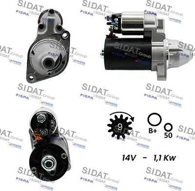 Fispa S12BH0148 - Стартер autospares.lv