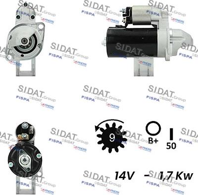 Fispa S12BH0104A2 - Стартер autospares.lv