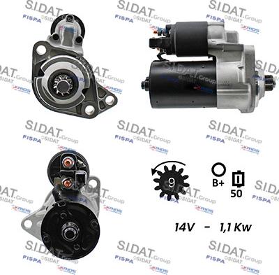 Fispa S12BH0115A2 - Стартер autospares.lv