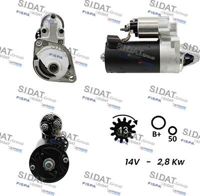 Fispa S12BH0189A2 - Стартер autospares.lv