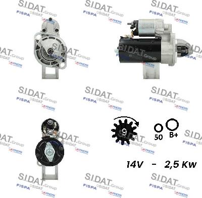 Fispa S12BH0186 - Стартер autospares.lv