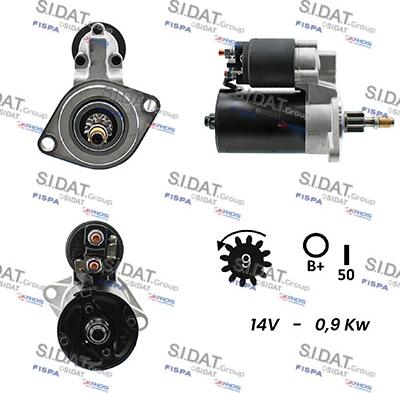 Fispa S12BH0126A2 - Стартер autospares.lv