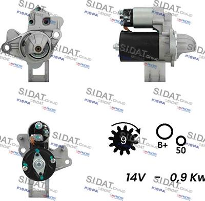 Fispa S12BH0173A2 - Стартер autospares.lv