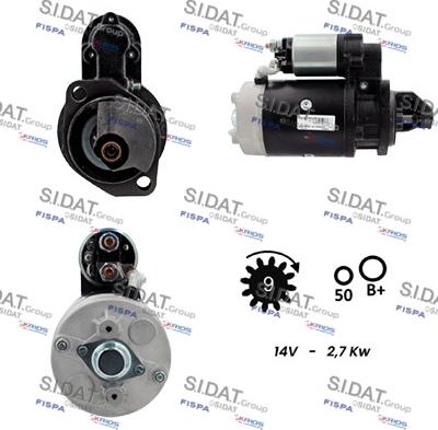 Fispa S12BH0801A2 - Стартер autospares.lv