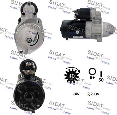 Fispa S12BH0808A2 - Стартер autospares.lv