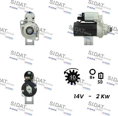 Fispa S12BH0245A2 - Стартер autospares.lv