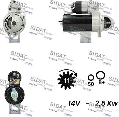 Fispa S12BH0268 - Стартер autospares.lv