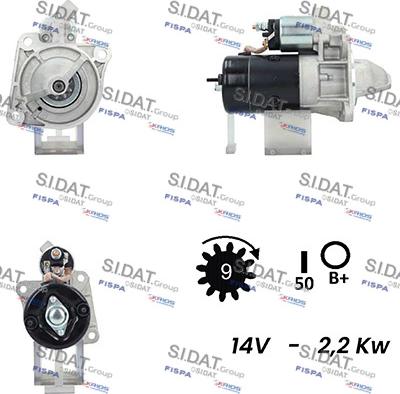 Fispa S12BH0262A2 - Стартер autospares.lv