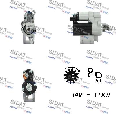 Fispa S12BH0233 - Стартер autospares.lv