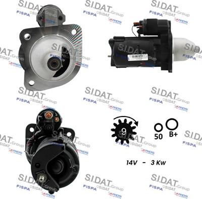 Fispa S12BH0736 - Стартер autospares.lv