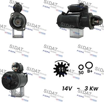 Fispa S12BH0731A2 - Стартер autospares.lv