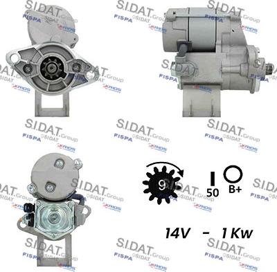 Fispa S12DE0583A2 - Стартер autospares.lv