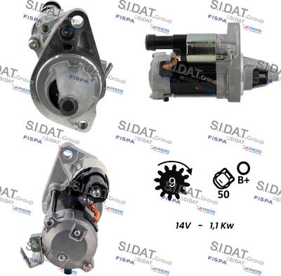 Fispa S12DE0522 - Стартер autospares.lv