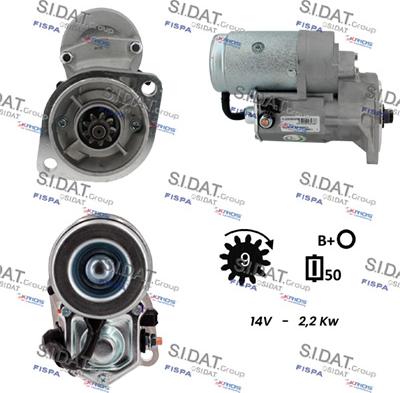 Fispa S12DE0830A2 - Стартер autospares.lv