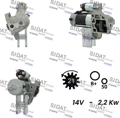 Fispa S12DE0345 - Стартер autospares.lv