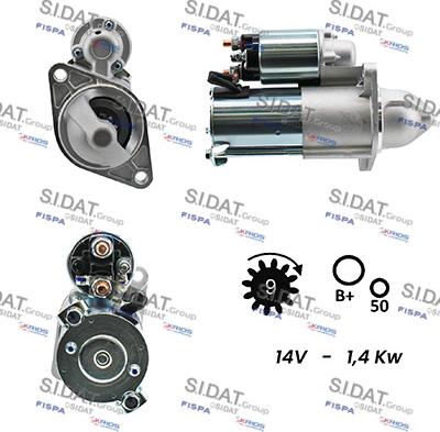 Fispa S12DR0129A2 - Стартер autospares.lv