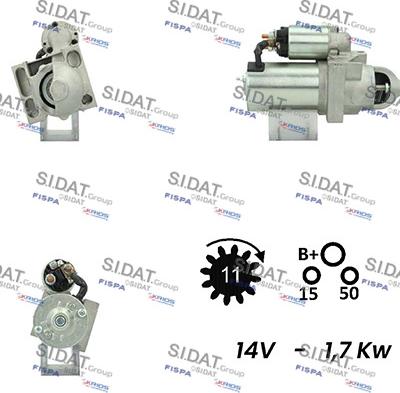 Fispa S12DR0307A2 - Стартер autospares.lv