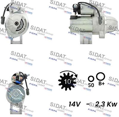 Fispa S12DR0761 - Стартер autospares.lv