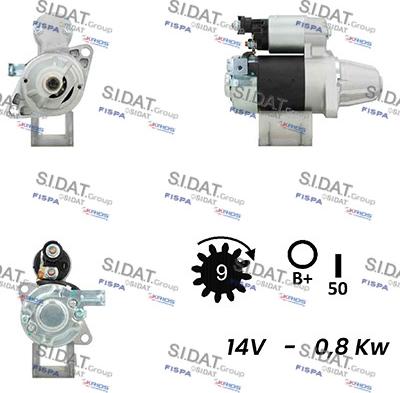 Fispa S12HT0518A2 - Стартер autospares.lv