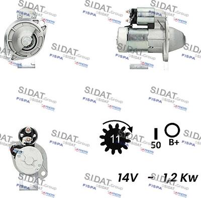 Fispa S12HT0080 - Стартер autospares.lv