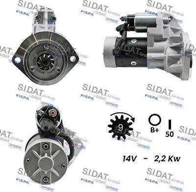 Fispa S12HT0038 - Стартер autospares.lv